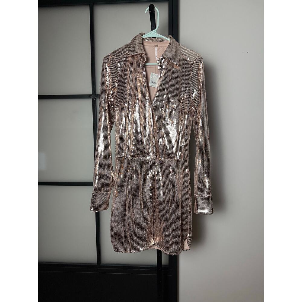 NWT Free People Sophie Sequin Dress Size XS